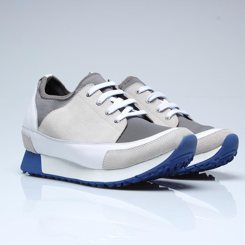 Sneaker talon compensé Homme | Beige +7 CM | Mario Bertulli