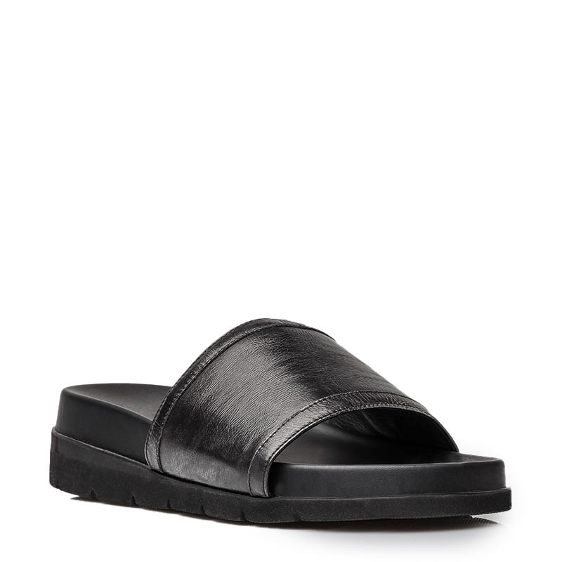 Chaussons rehaussantes Homme | Noir/gris +5 CM | Mario Bertulli