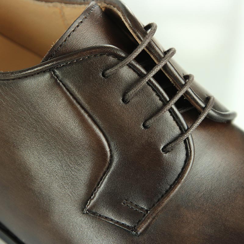 Chaussure Derby compensée Homme | Chocolat +6 CM | Mario Bertulli