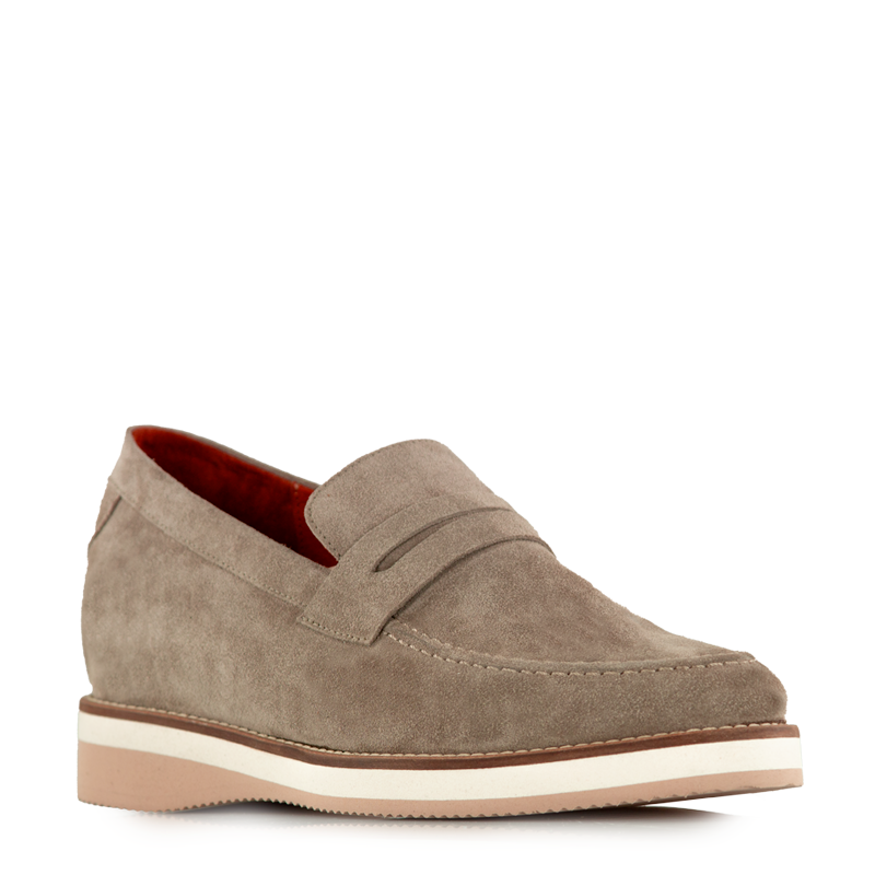 Mocassin rehaussant Homme | Sable +7,5 cm | Mario Bertulli