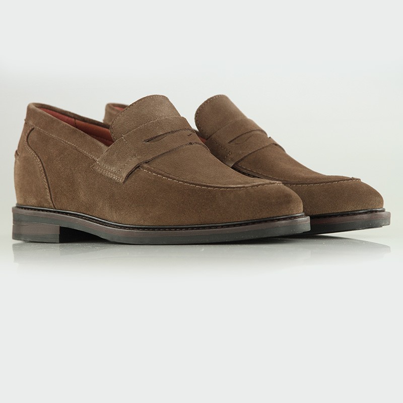Mocassin rehaussant Homme | Tabac +7,5 cm | Mario Bertulli