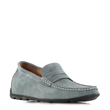 Mocassin rehaussant Homme | Gris clair +5,5 CM | Mario Bertulli
