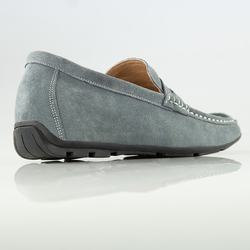 Mocassin rehaussant Homme | Gris clair +5,5 CM | Mario Bertulli