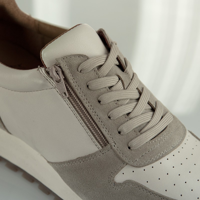 Basket Homme rehaussante  | Imperia beige +7,5cm | Mario Bertulli