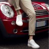 Sneaker talon compensé Homme | Blanc +6 cm | Mario Bertulli