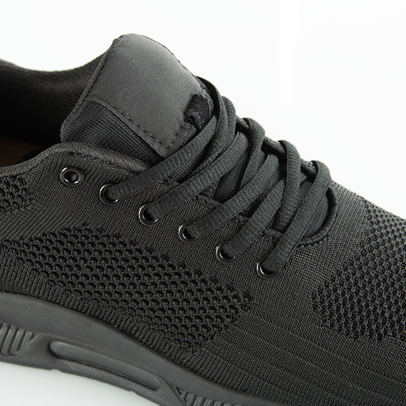 Basket Homme rehaussante  | full black +5.5cm | Mario Bertulli