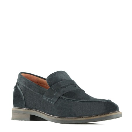 Mocassin rehaussant Homme | Marine +7,5 cm | Mario Bertulli