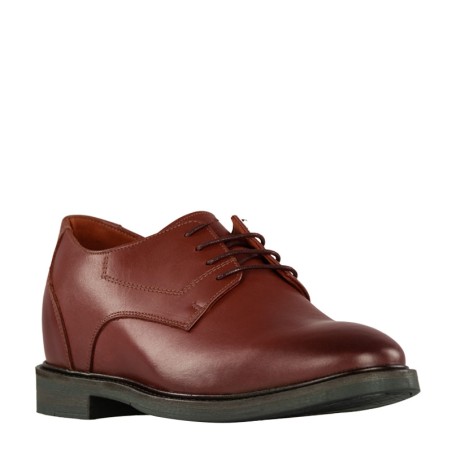 Chaussure Derby compensée Homme | marron +7,5cm | Mario Bertulli