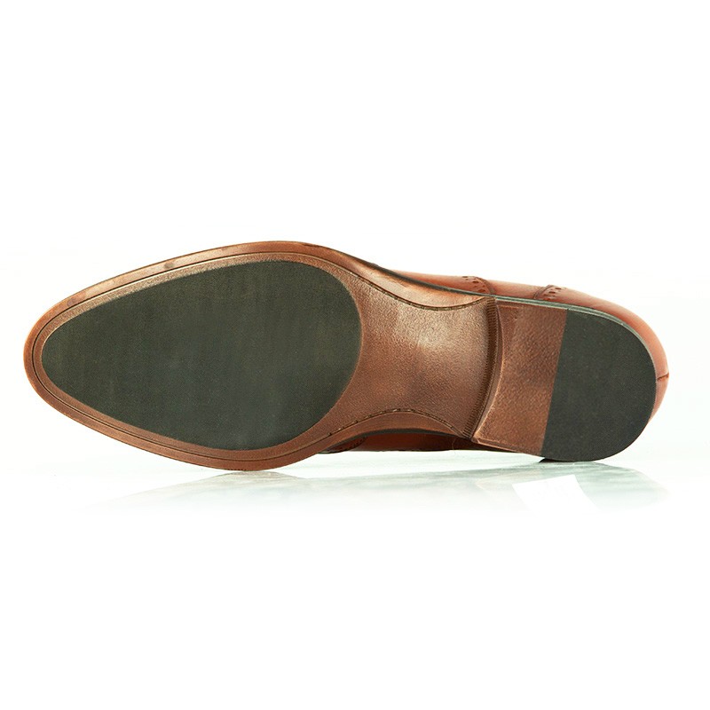 Richelieu compensé Homme | Cannelle +6,5 CM | Mario Bertulli