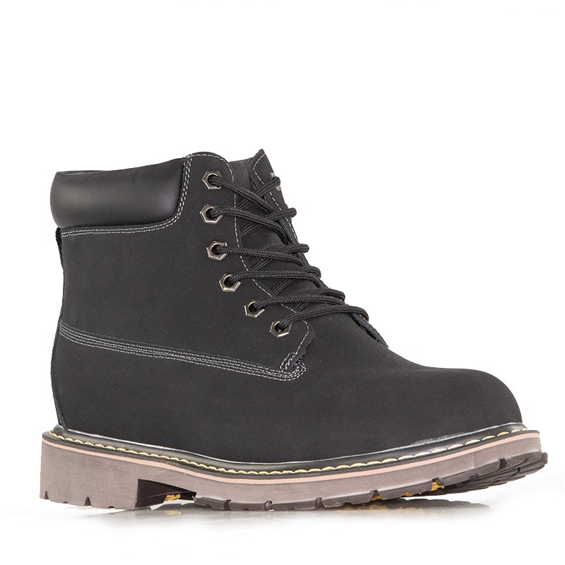 Bottes fourrés compensées  Homme | noir +7.5 CM | Mario Bertulli