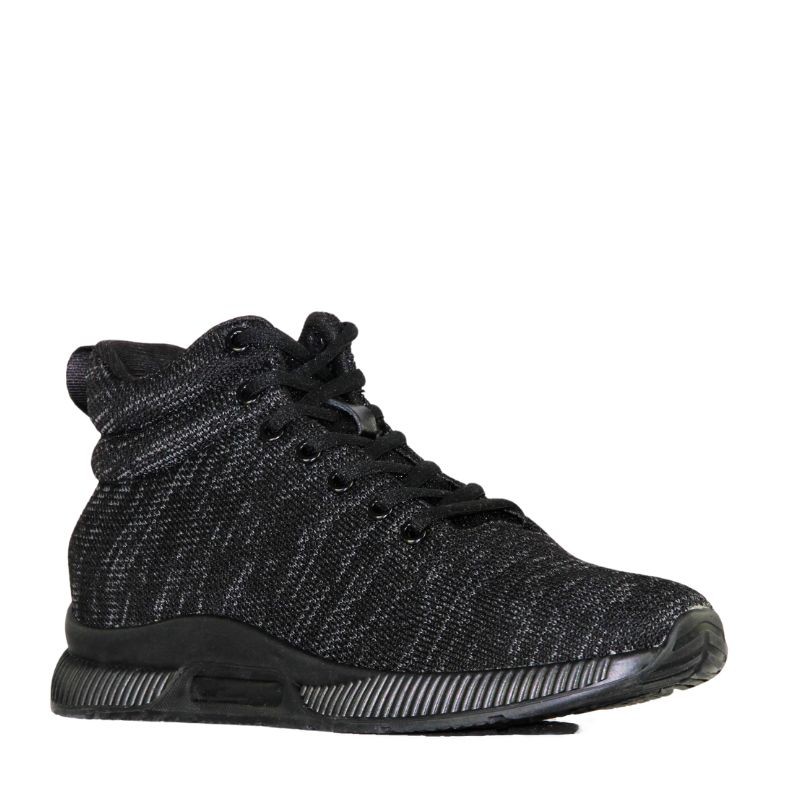 Basket Homme rehaussante  | noir +5.5cm | Mario Bertulli