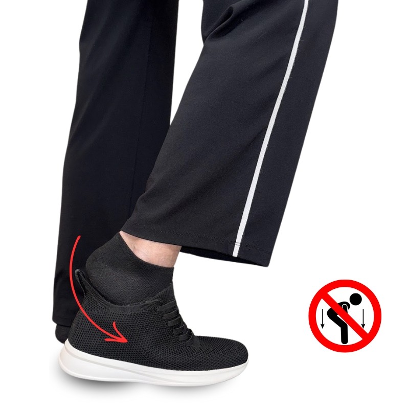 Monza noir Slip-ins +6,5cm