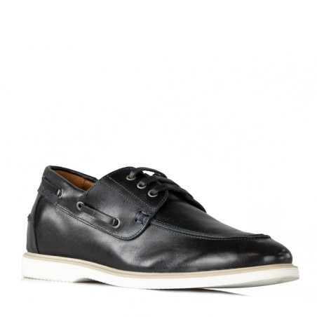 Chaussures bateau rehaussantes Manarola marine foncé +5 cm