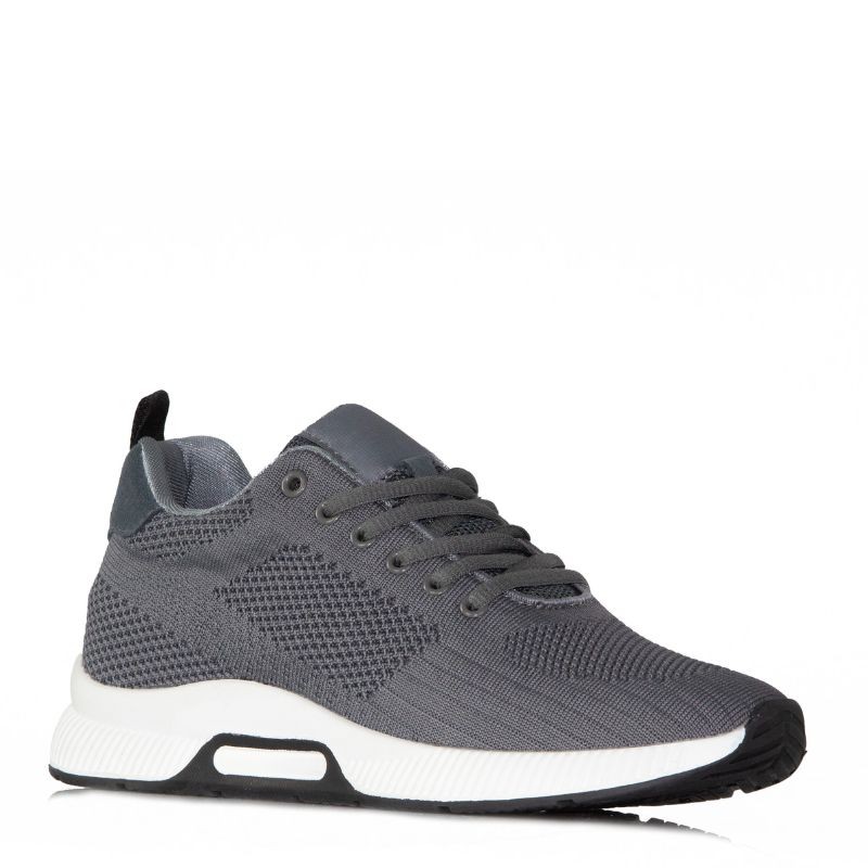 Baskets rehaussantes Anzio gris +5.5cm