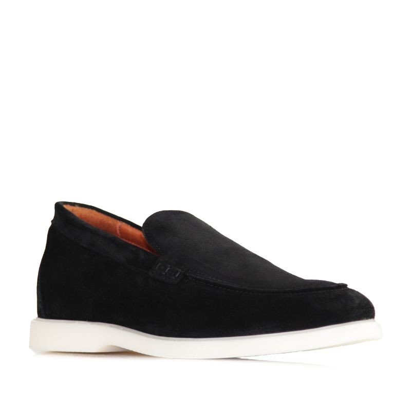 Mocassins rehaussants Positano noir +5cm