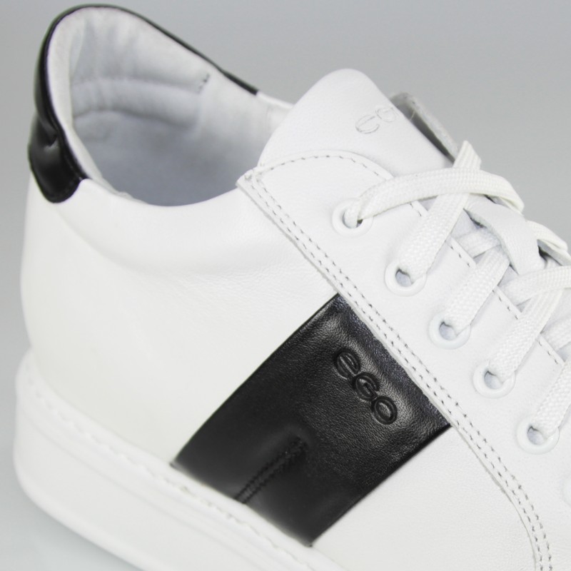 Vicenza Sneakers Rehaussantes Blanc +7 cm