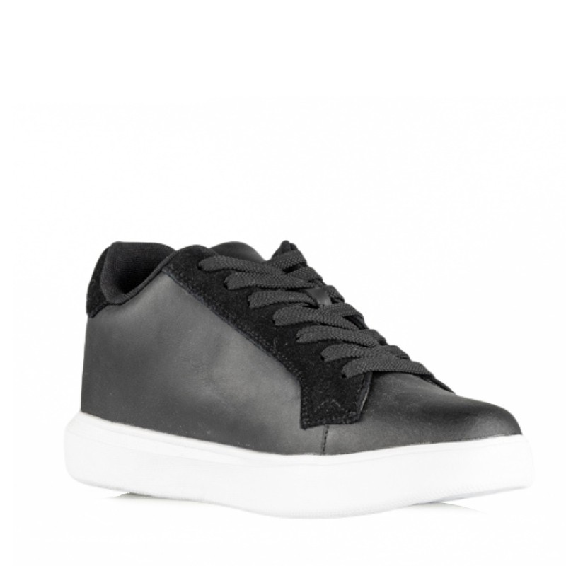 Lecce Sneakers Rehaussantes Noir +7 cm