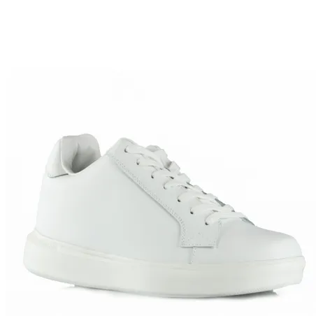 Lecce Sneakers Rehaussantes Blanc +7 cm (Pointure identique au modèle commandé)