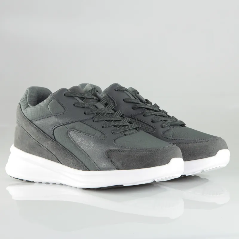 Veroli Sneakers Rehaussantes Gris foncé +6 cm