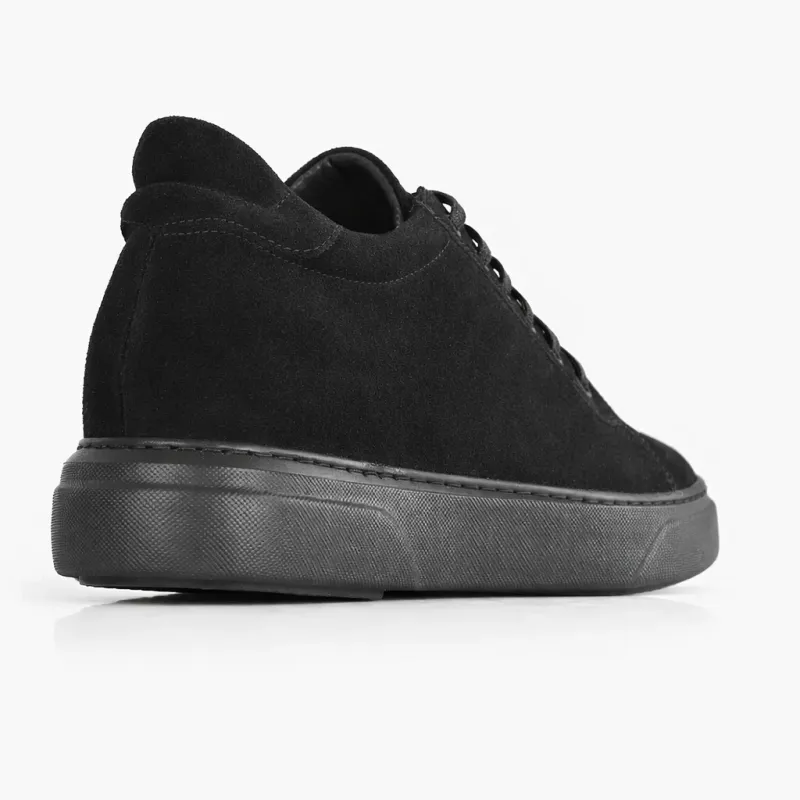 Sneaker talon compensé Homme | Brera noir +7,5 cm | Mario Bertulli