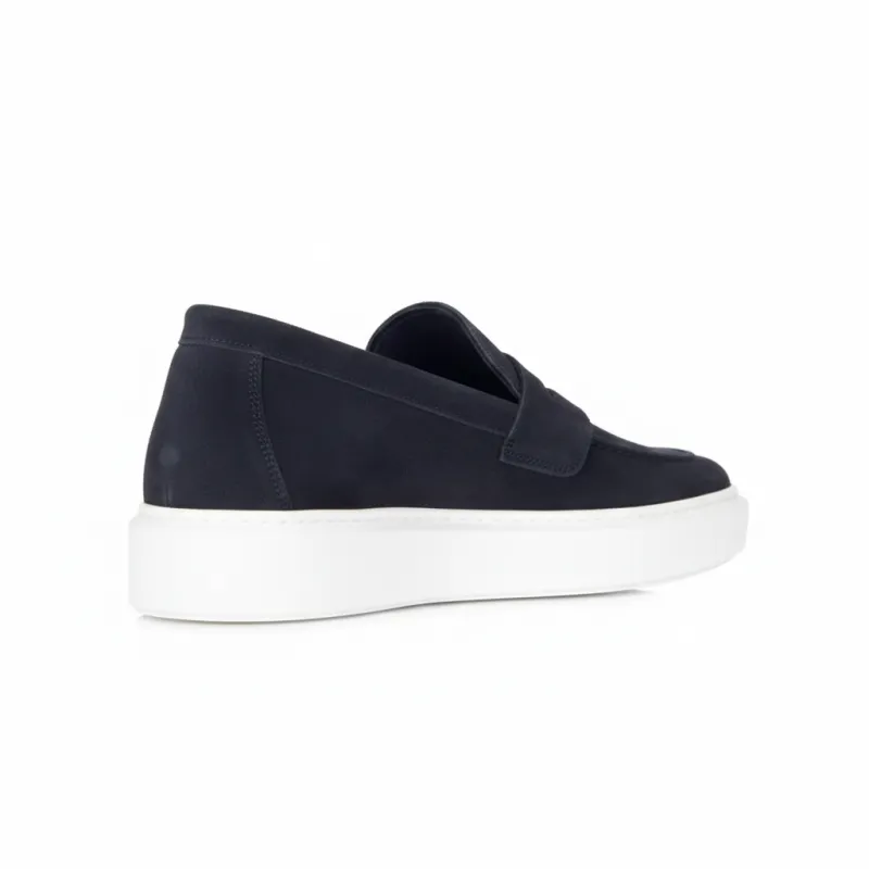 Mocassins rehaussants Rimini  Marine +6 cm