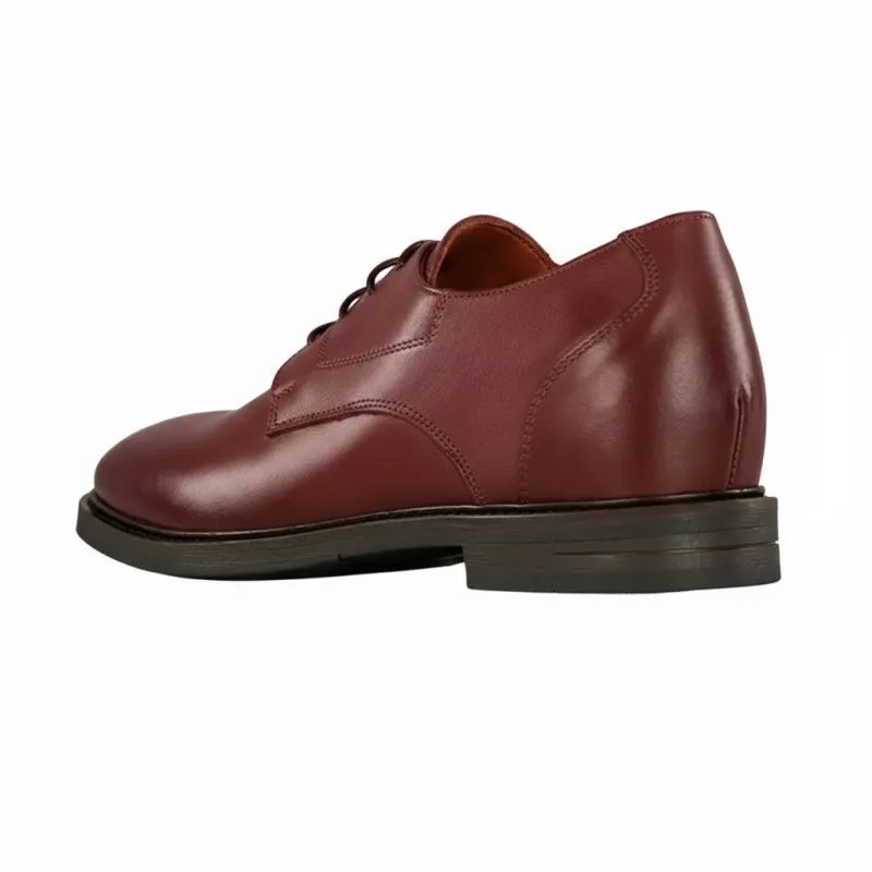 Chaussure Derby compensée Homme | marron +7,5cm | Mario Bertulli
