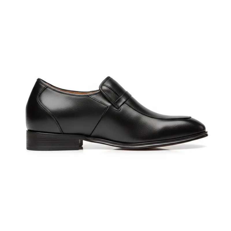 Mocassin rehaussant Homme | Noir +8 CM | Mario Bertulli
