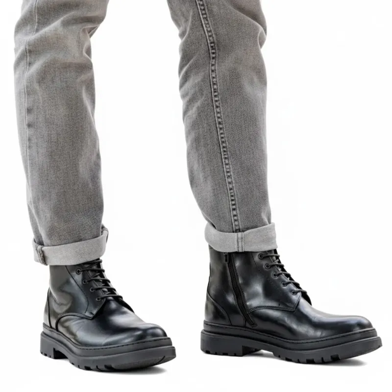 Bottines rehaussantes Bologna +7cm