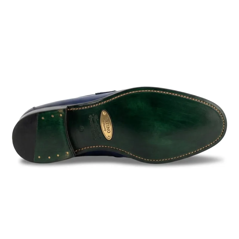 Mocassin Larvotto bleu riviera
