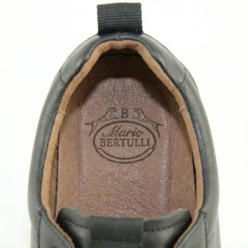Basket rehaussante Lucca Noir Mario Bertulli | Confort & Style