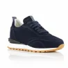 Basket Homme rehaussante  | Torino marine +7,5cm | Mario Bertulli