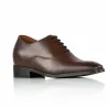 Richelieu compensé Homme | Marron +7,5 CM | Mario Bertulli