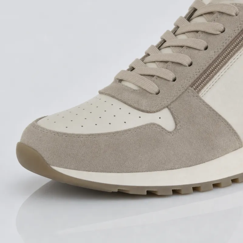 Basket Homme rehaussante  | Imperia beige +7,5cm | Mario Bertulli