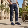 Basket Homme rehaussante  | Torino marine +7,5cm | Mario Bertulli
