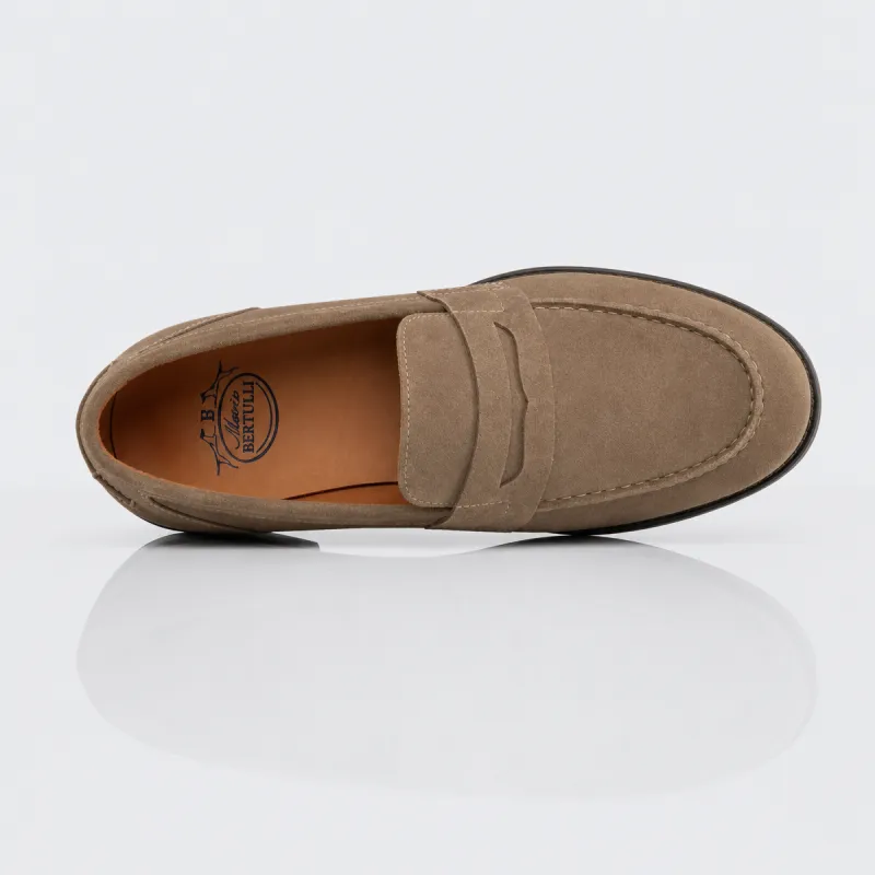 Mocassin rehaussant Homme | Tabac +7,5 cm | Mario Bertulli