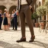 Richelieu compensé Homme | Marron +7 CM | Mario Bertulli
