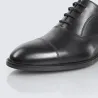 Richelieu compensé Homme | Noir +7 CM | Mario Bertulli