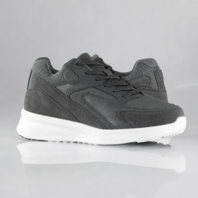 Veroli Sneakers Rehaussantes Gris foncé +6 cm