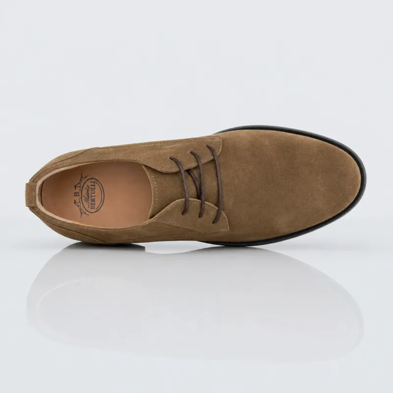 Chaussure Derby compensée Homme | Tabac +6,5 cm | Mario Bertulli