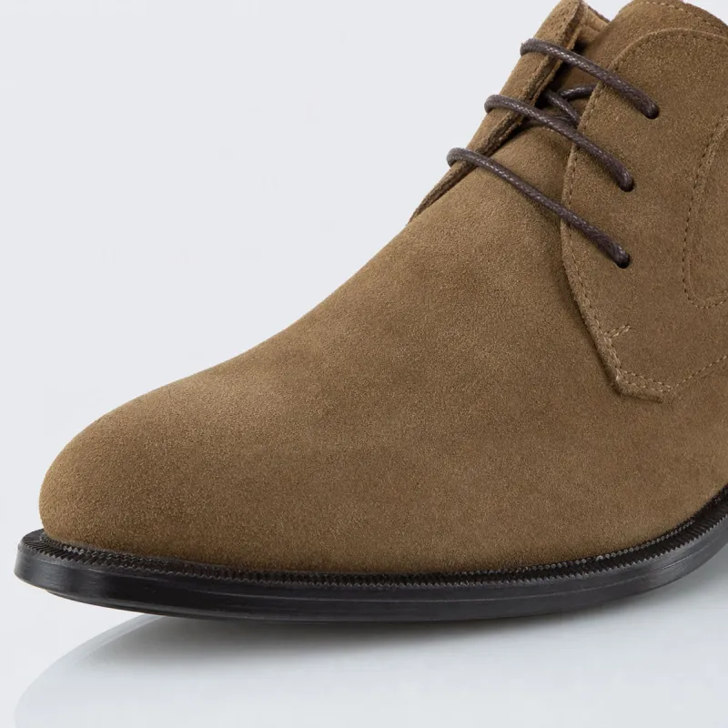 Chaussure Derby compensée Homme | Tabac +6,5 cm | Mario Bertulli
