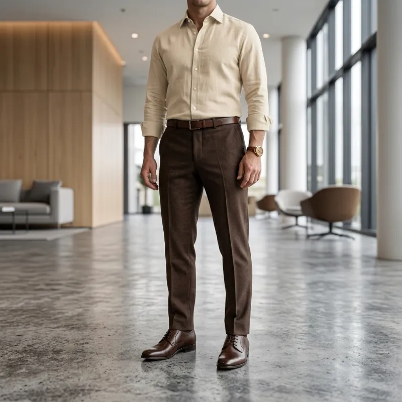 Chaussure Derby compensée Homme | Chocolat +6 CM | Mario Bertulli
