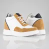 Sneakers rehaussantes Potenza beige +9cm
