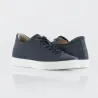 Sneaker talon compensé Homme | marine +6 CM | Mario Bertulli