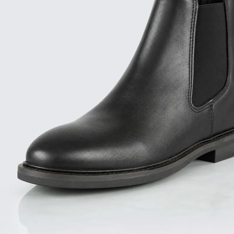 Chaussure Derby compensée Homme | noir +7,5cm | Mario Bertulli