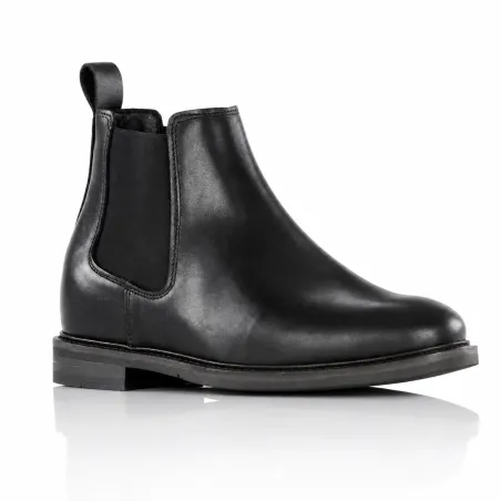 Chaussure Derby compensée Homme | noir +7,5cm | Mario Bertulli