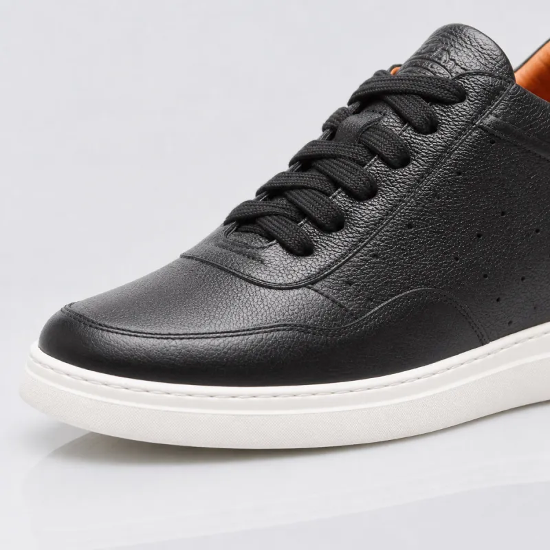 Sneaker talon compensé Homme | Noir +9 cm | Mario Bertulli