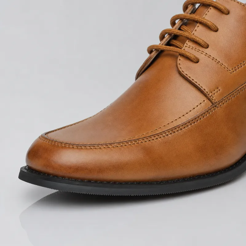 Chaussure Derby compensée Homme | Marron +6 CM | Mario Bertulli