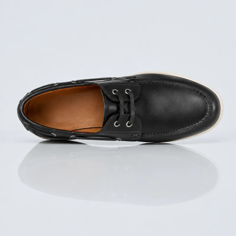 Chaussures bateau rehaussantes Manarola marine foncé +5 cm