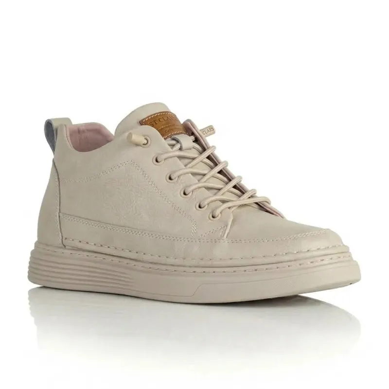 copy of Sneakers rehaussantes Catania marron +5 cm
