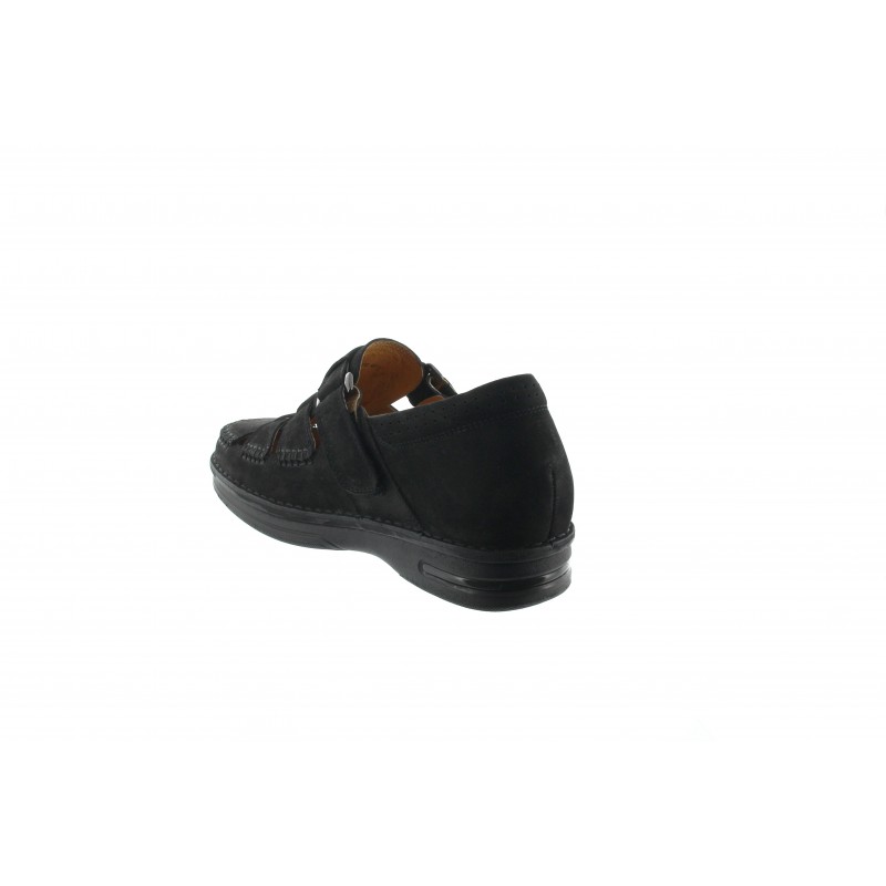 SANDALE REHAUSSANTE SELLERO NOIR +7CM